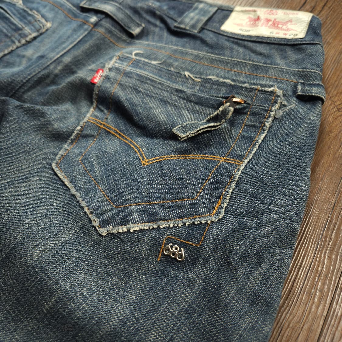 리바이스 X 686 로우 라이즈 데미 부츠 스노우 보드 데님 팬츠 상품이미지9