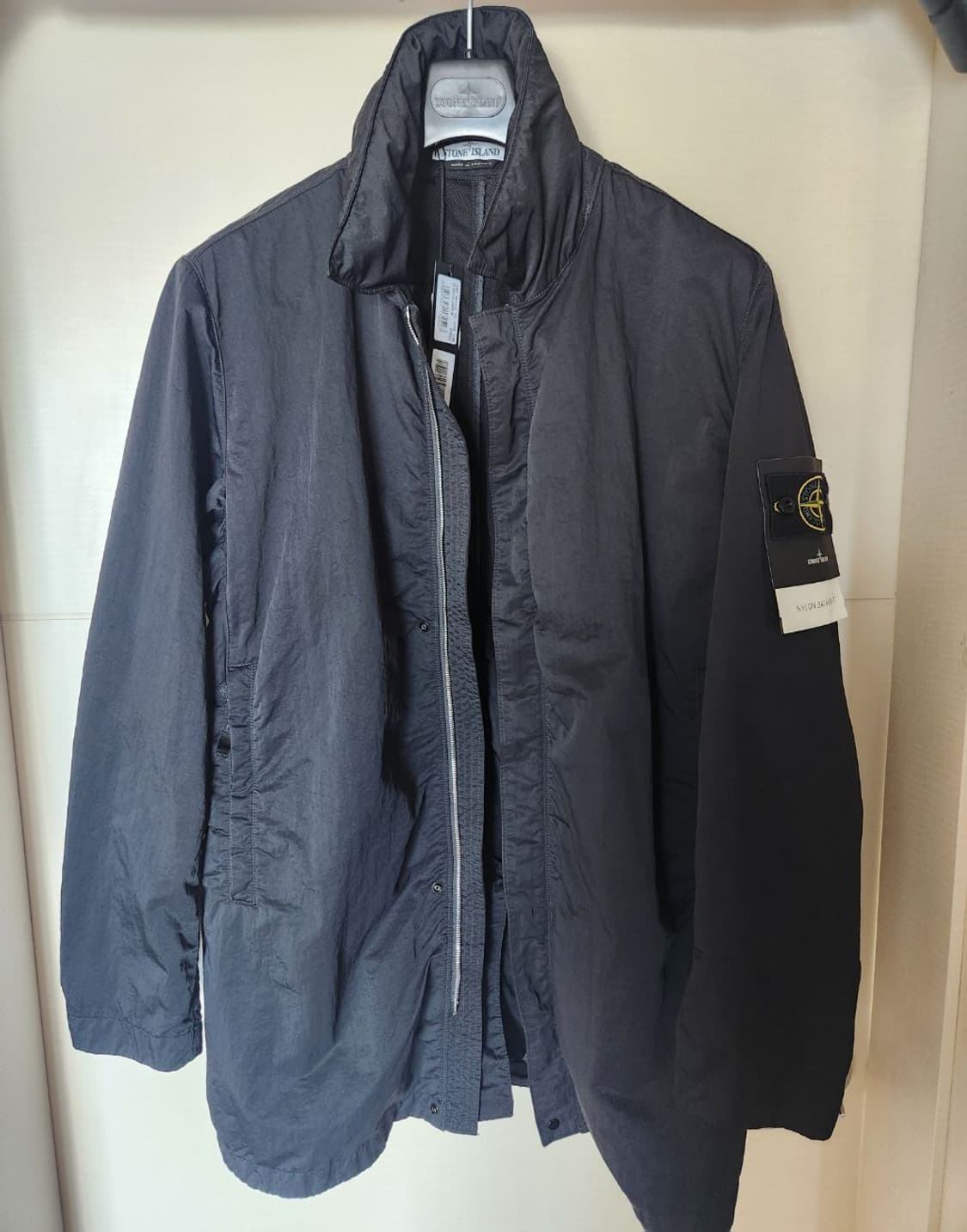 스톤아일랜드/NYLON BATAVIA TC 코트/ 블랙/M 상품이미지2