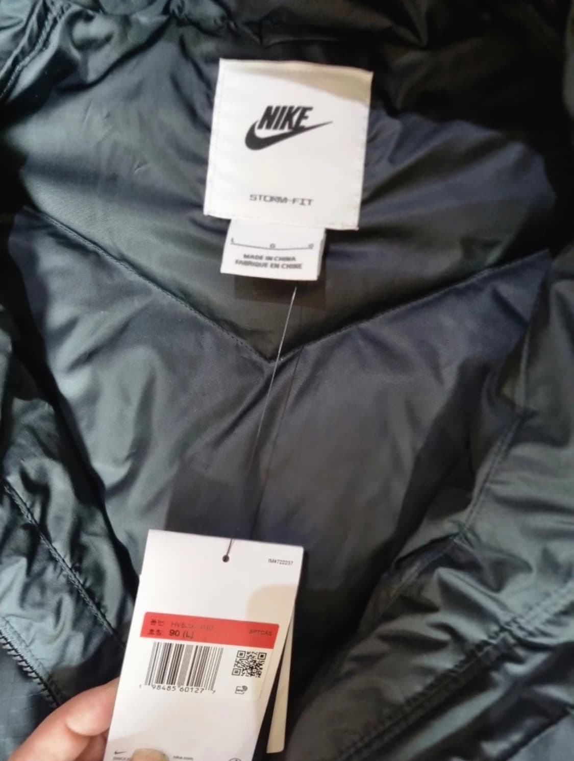 나이키 롱패딩 블랙 상품이미지2