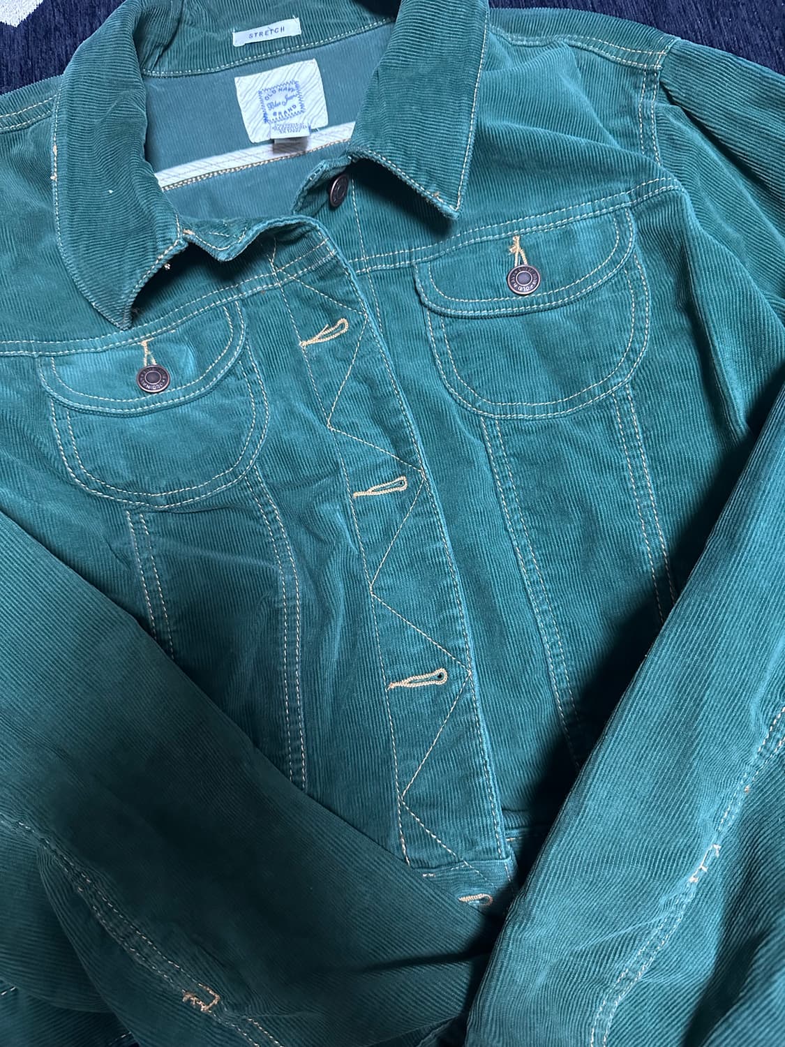 올드네이비 그린 트러거 자켓 xl 사이즈 상품이미지3