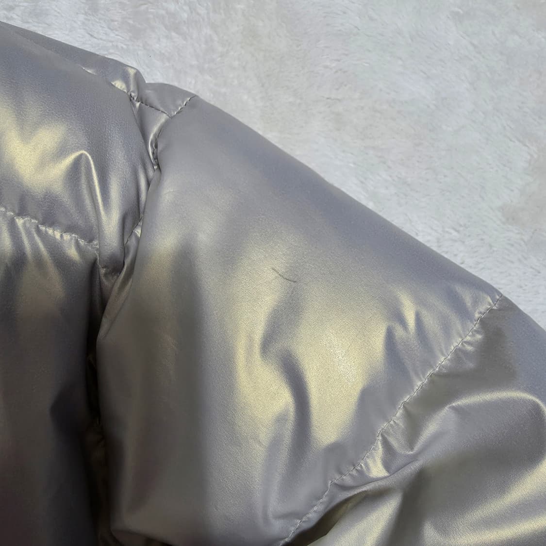 (F)여성 비터쉘즈 글로시 크롭 푸퍼 패딩 상품이미지4