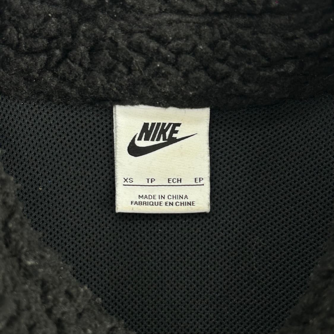 Nike 나이키 더블 스우시 블랙 후리스 상품이미지5