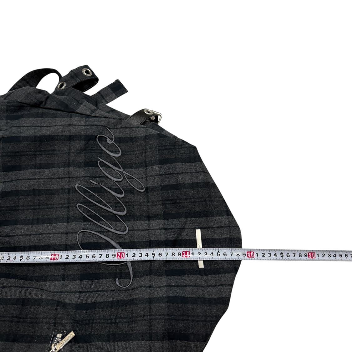 ILLIGO 일리고 레터 빅 숄더백 체크 그레이 가방 상품이미지9