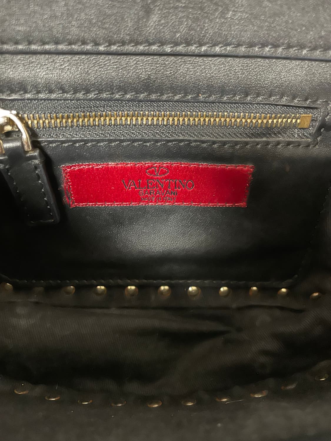 발렌티노 락스터드 블랙 미니 토트백 정품 상품이미지6