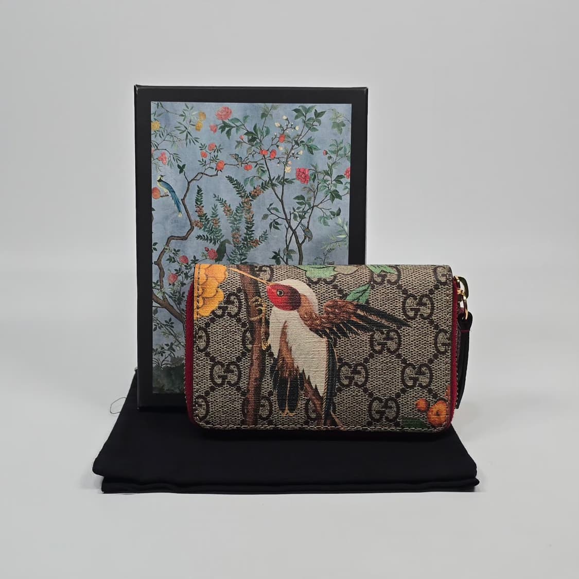 구찌 GG 슈프림 티안 지퍼 어라운드 카드 케이스 상품이미지1