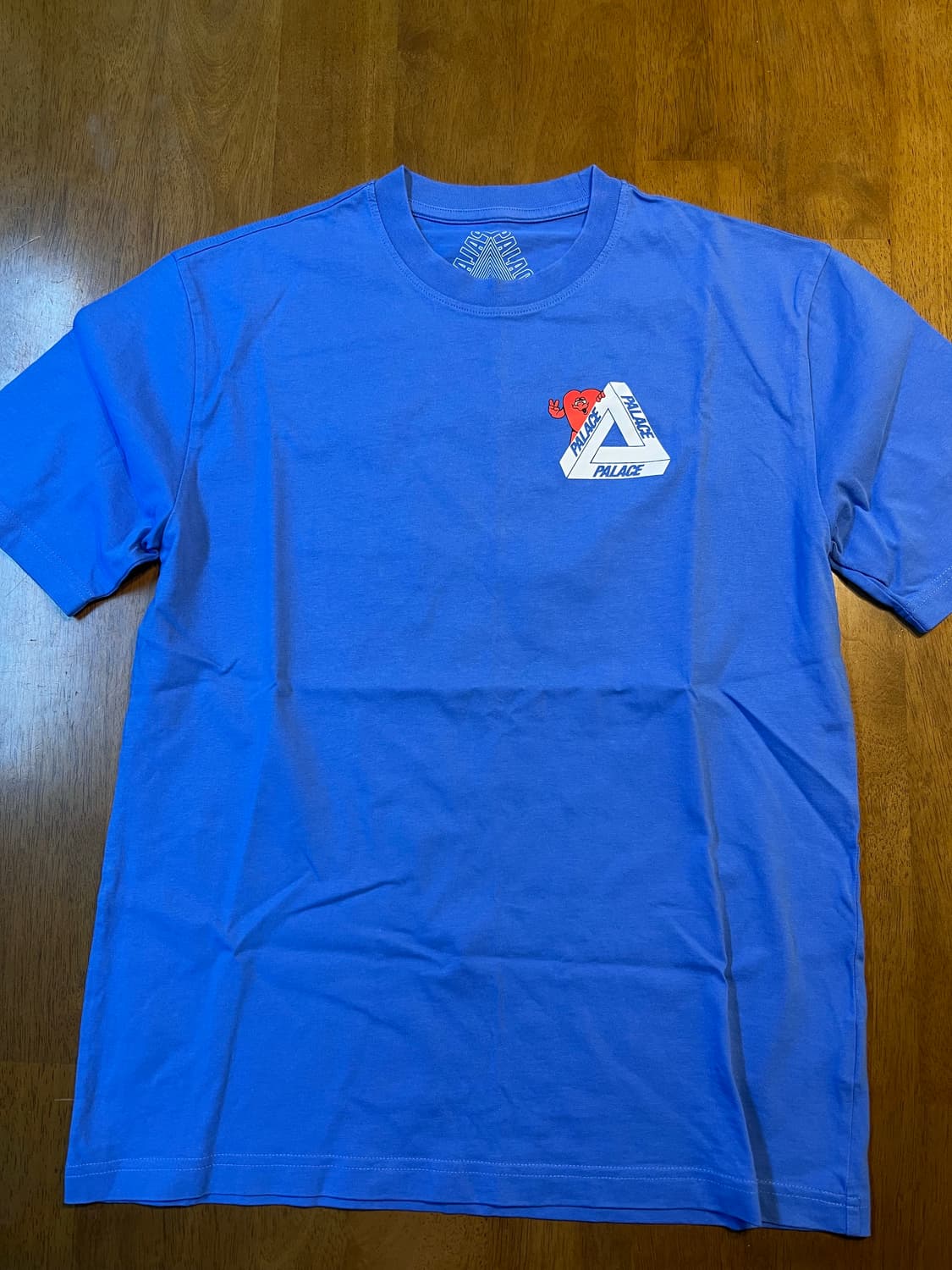 팔라스 하트 티셔츠 스카이블루 상품이미지3