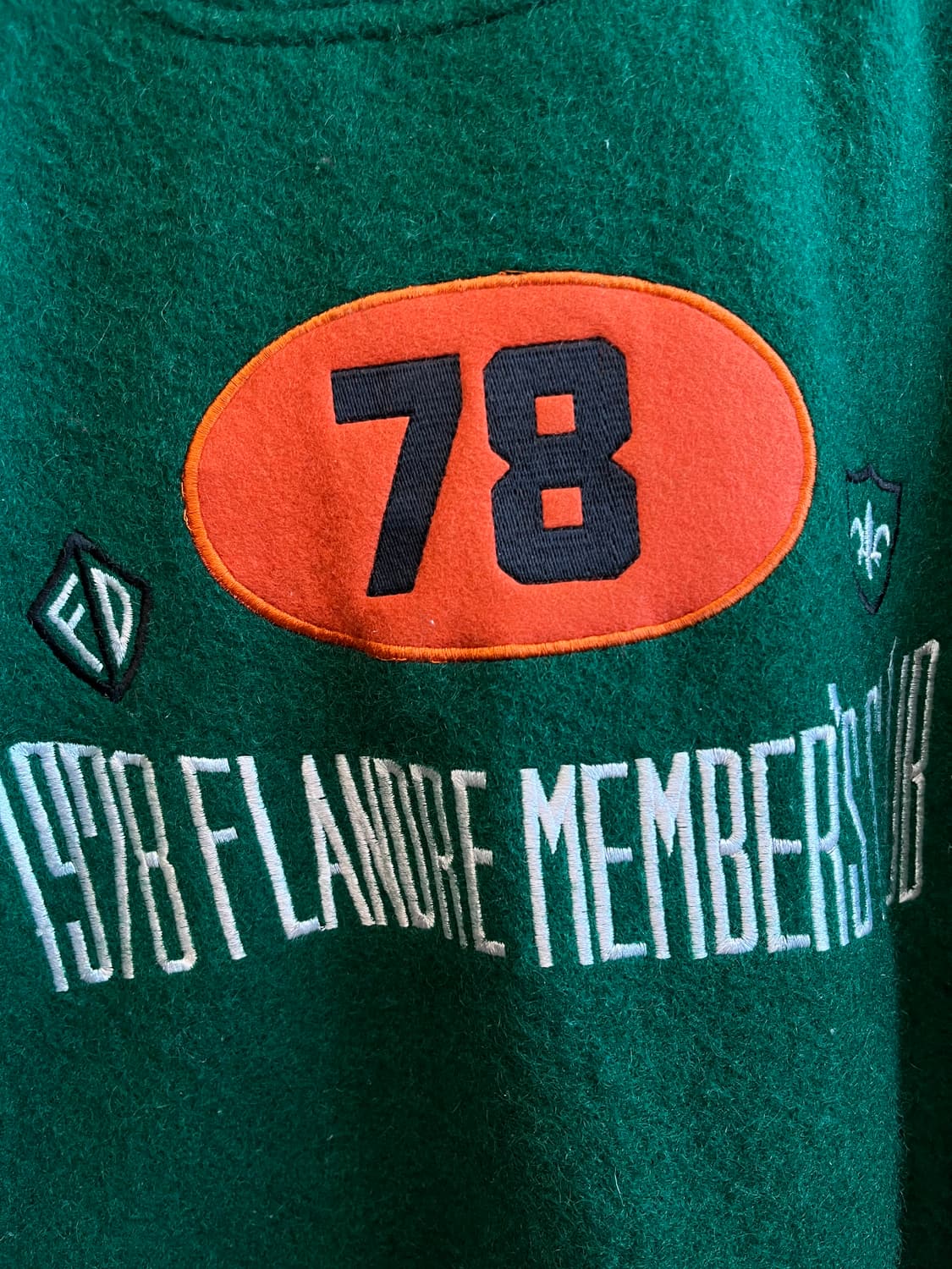 FLANDRE CLUB 울 바시티 자켓 상품이미지4