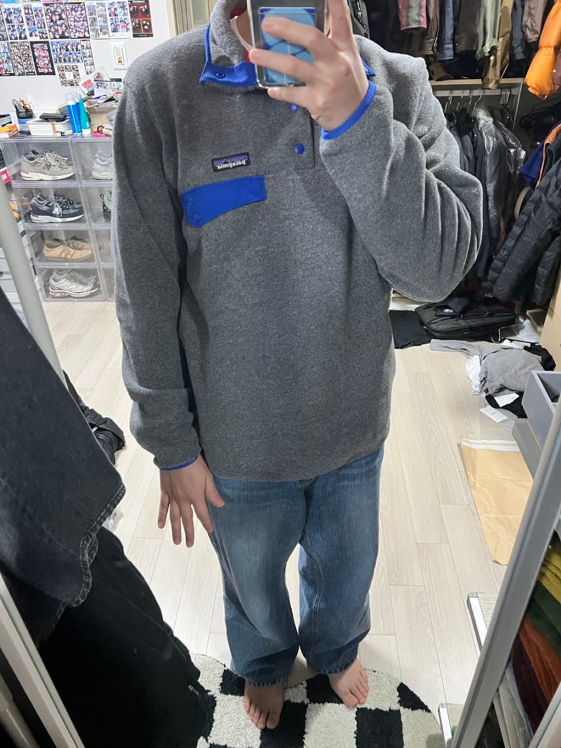 파타고니아 신칠라 니켈 블루 m 상품이미지1