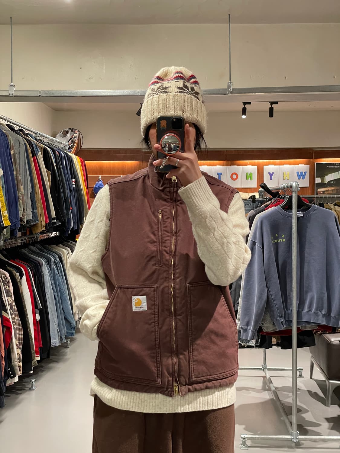 칼하트 WIP 쉐르파 베스트 조끼 상품이미지1