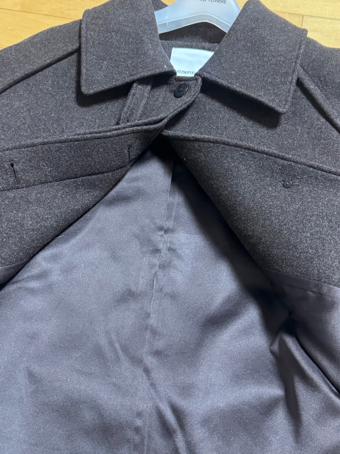 르917 래글런 코트 브라운 상품이미지4