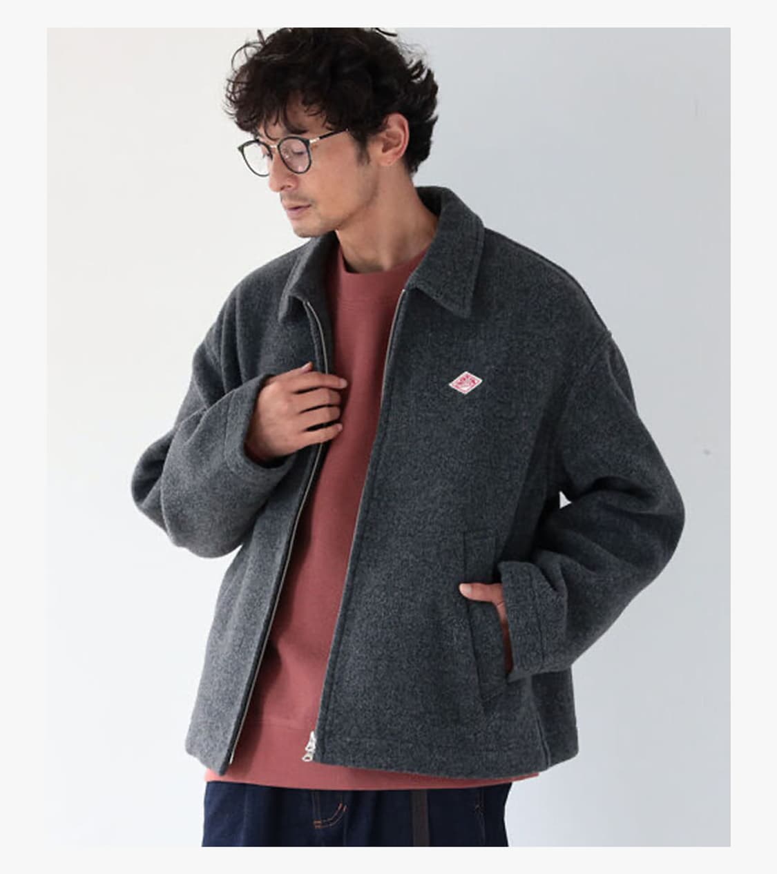 DANTON - WOOL MELTON BLOUSON 상품이미지4