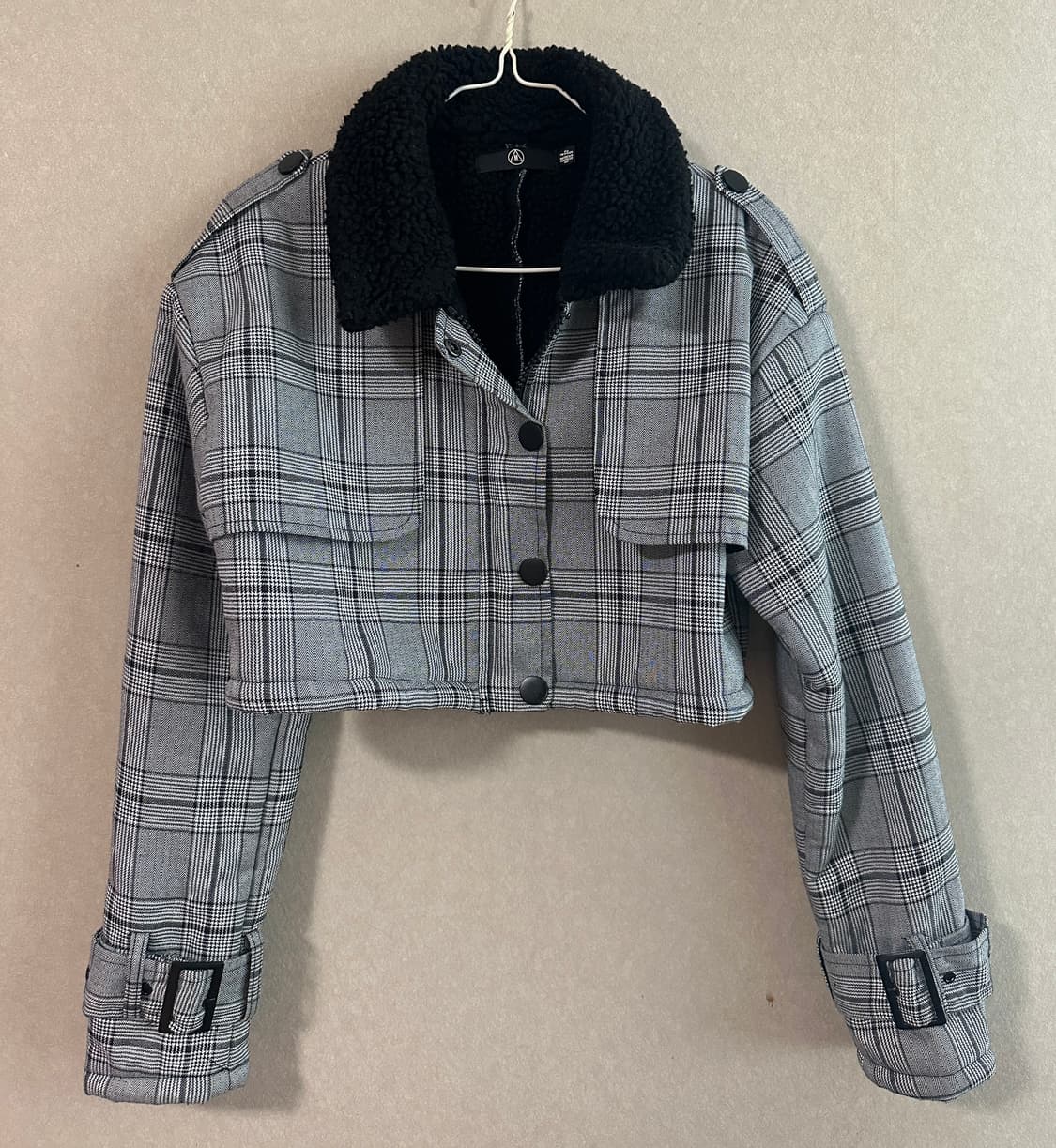 크롭무스탕자켓 XS 상품이미지1