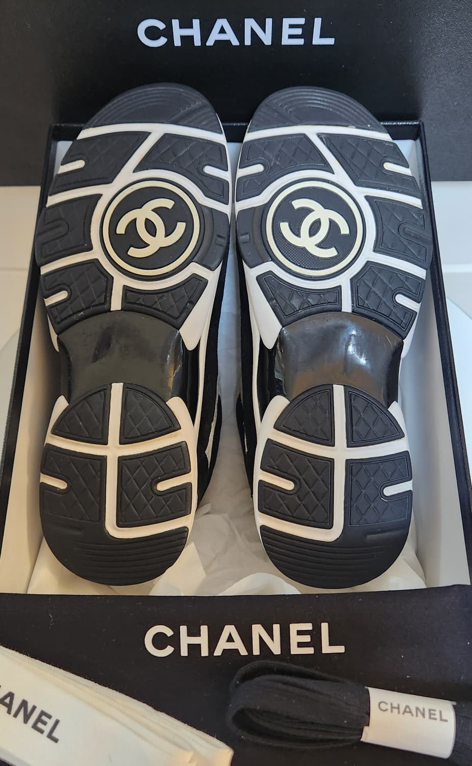 [정품 ) 샤넬 스니커즈 운동화 카프스킨 프린티드 올오버 38 (여성용) 상품이미지8