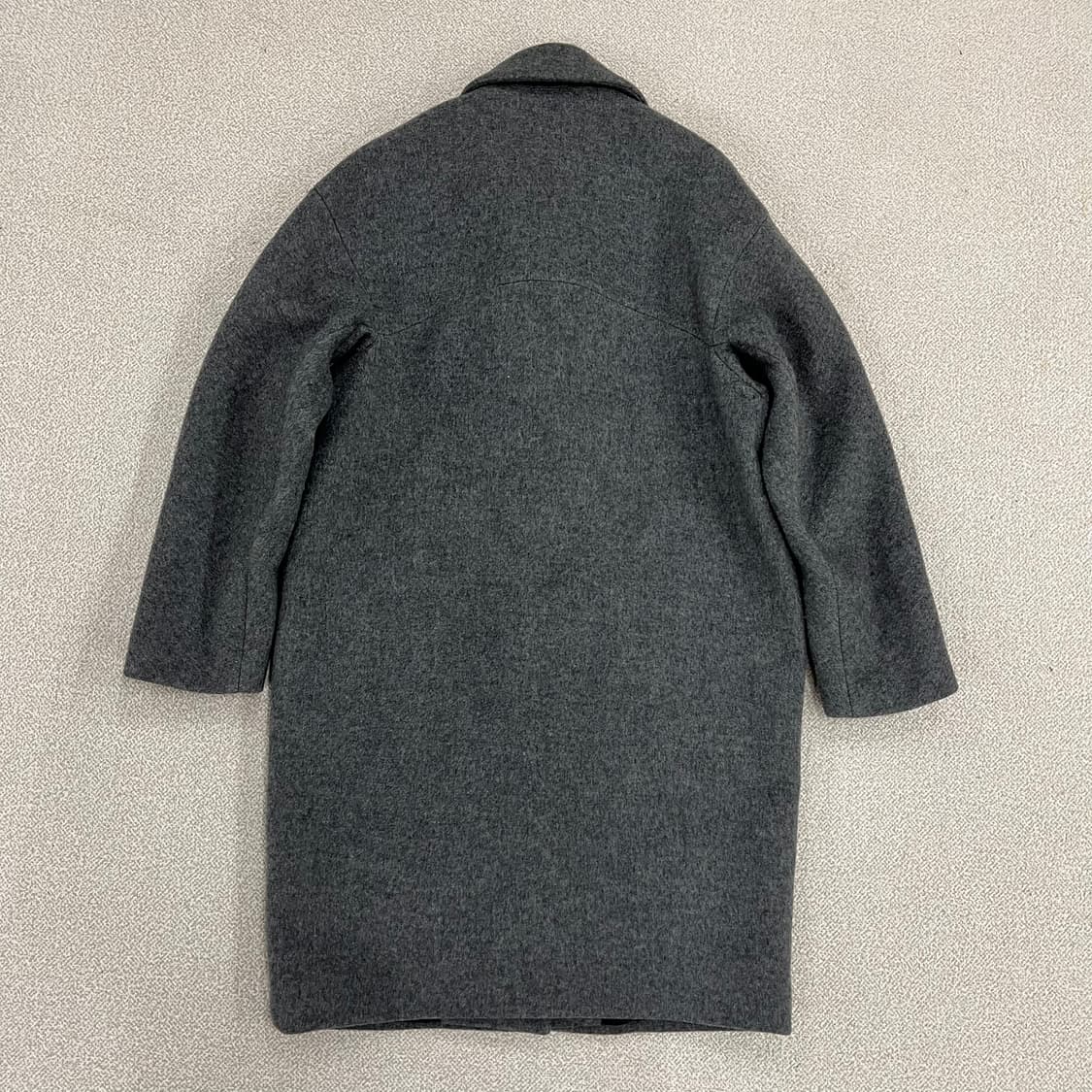 42 베네통 울 롱코트 자켓 0203M1 상품이미지4