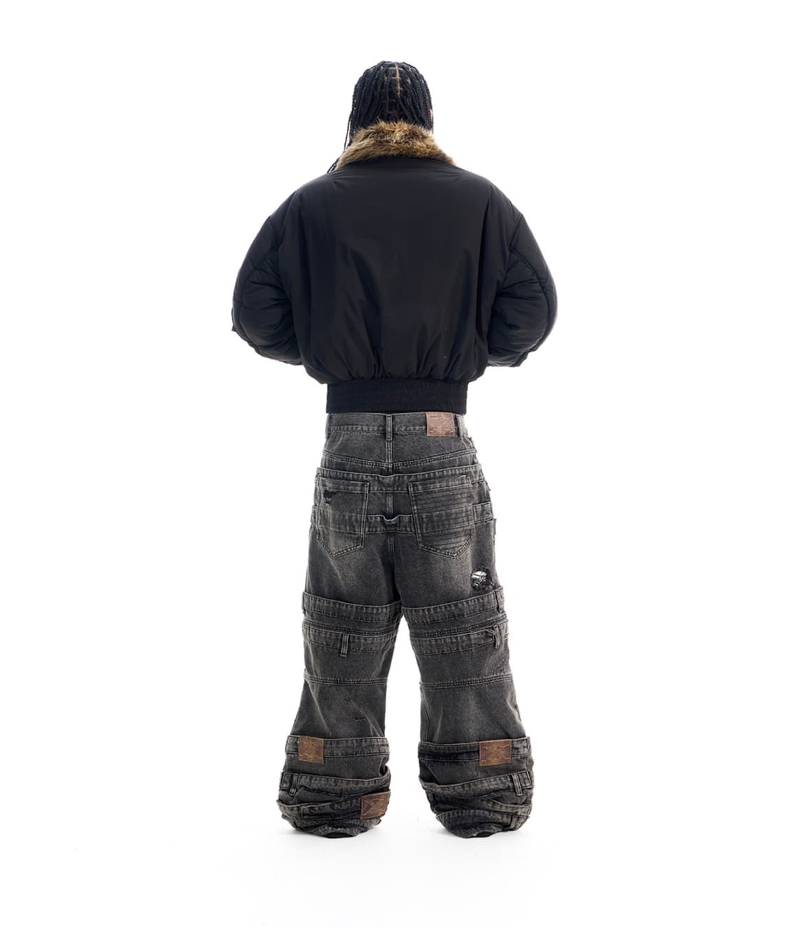 Reversible Camo Fur Collar Bomber 상품이미지6