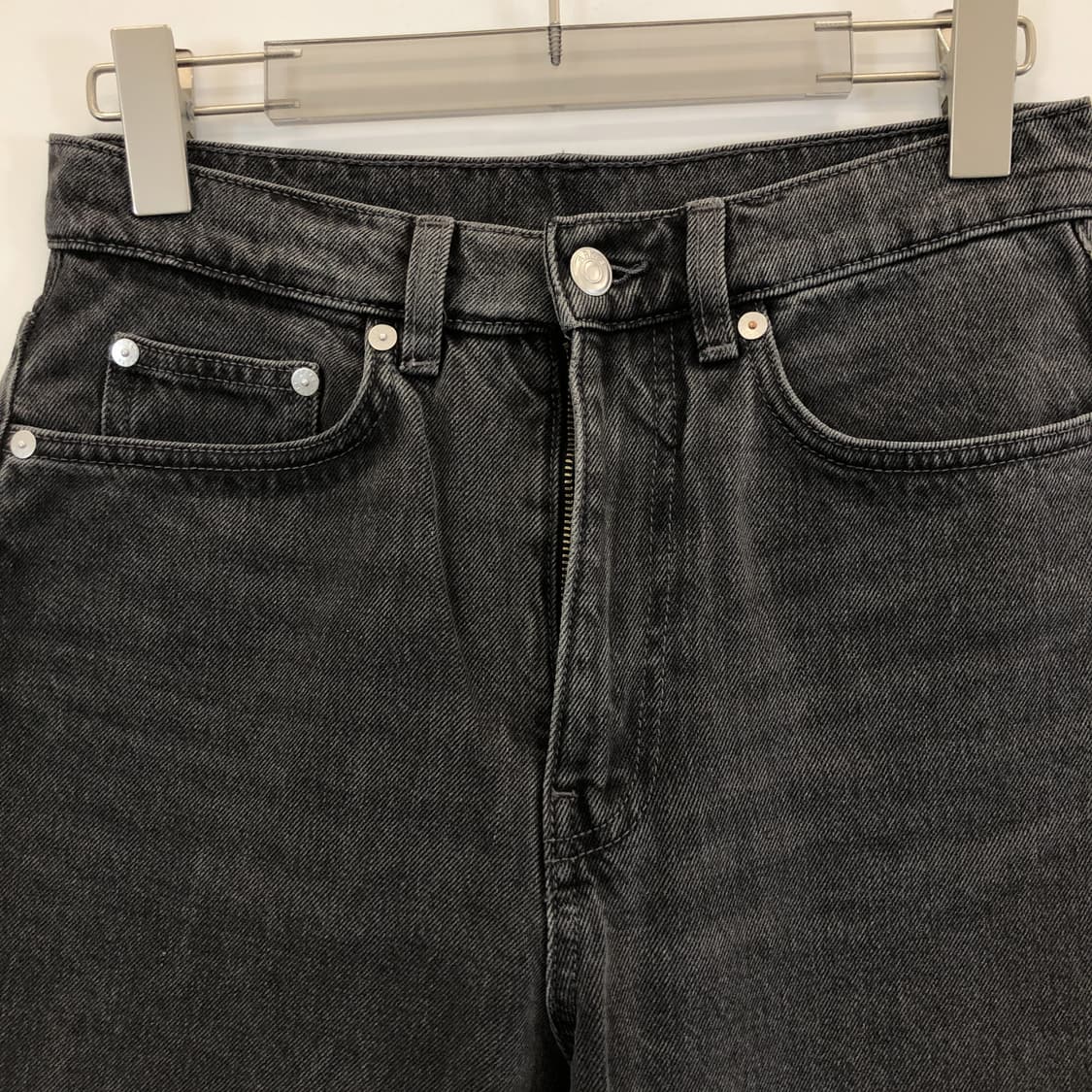 아르켓 워시드 와이드 데님진 26 인치 상품이미지2