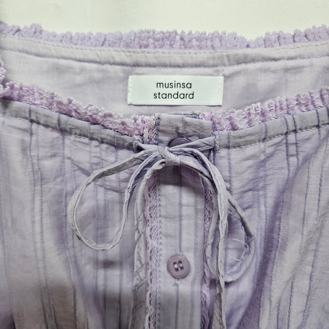 무신사스탠다드 플레어 슬리브리스 XS 상품이미지3