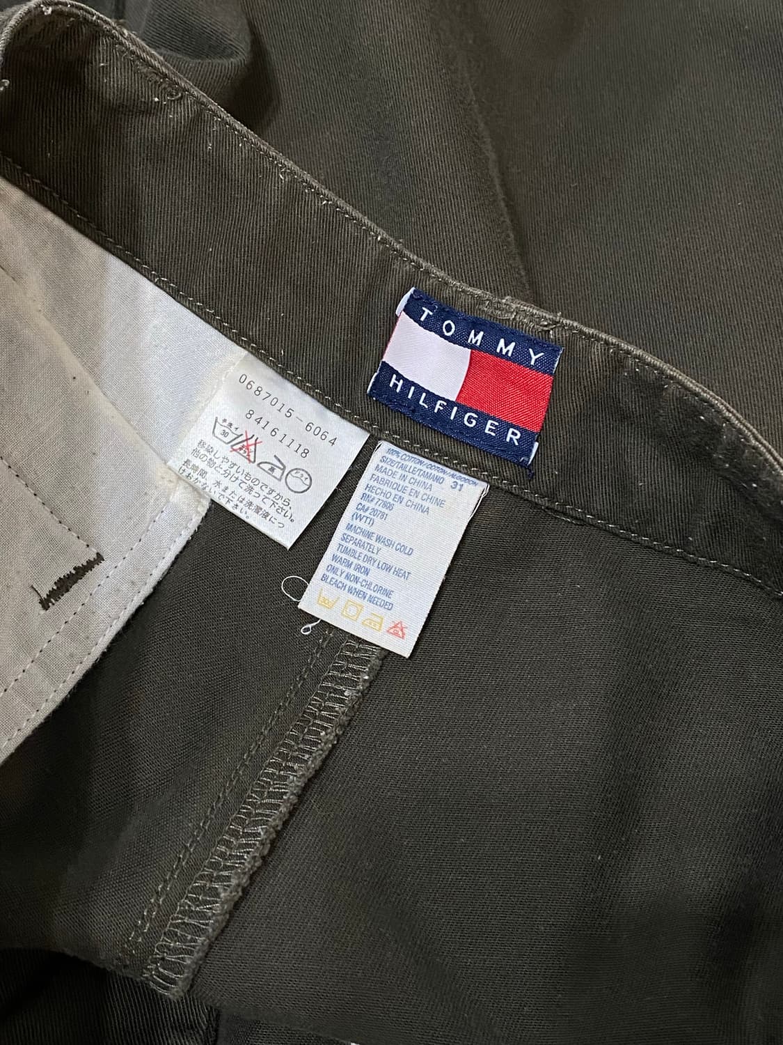 Tommy Hilfiger 카키 카고 버뮤다 팬츠 상품이미지9