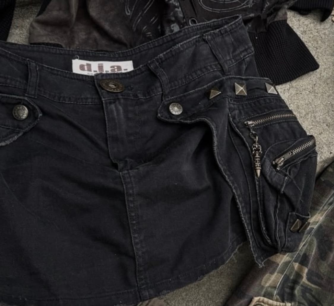 d.i.a  다이아 스터드 고딕 펑크 y2k 일본 빈티지 갸루 스커트 상품이미지1