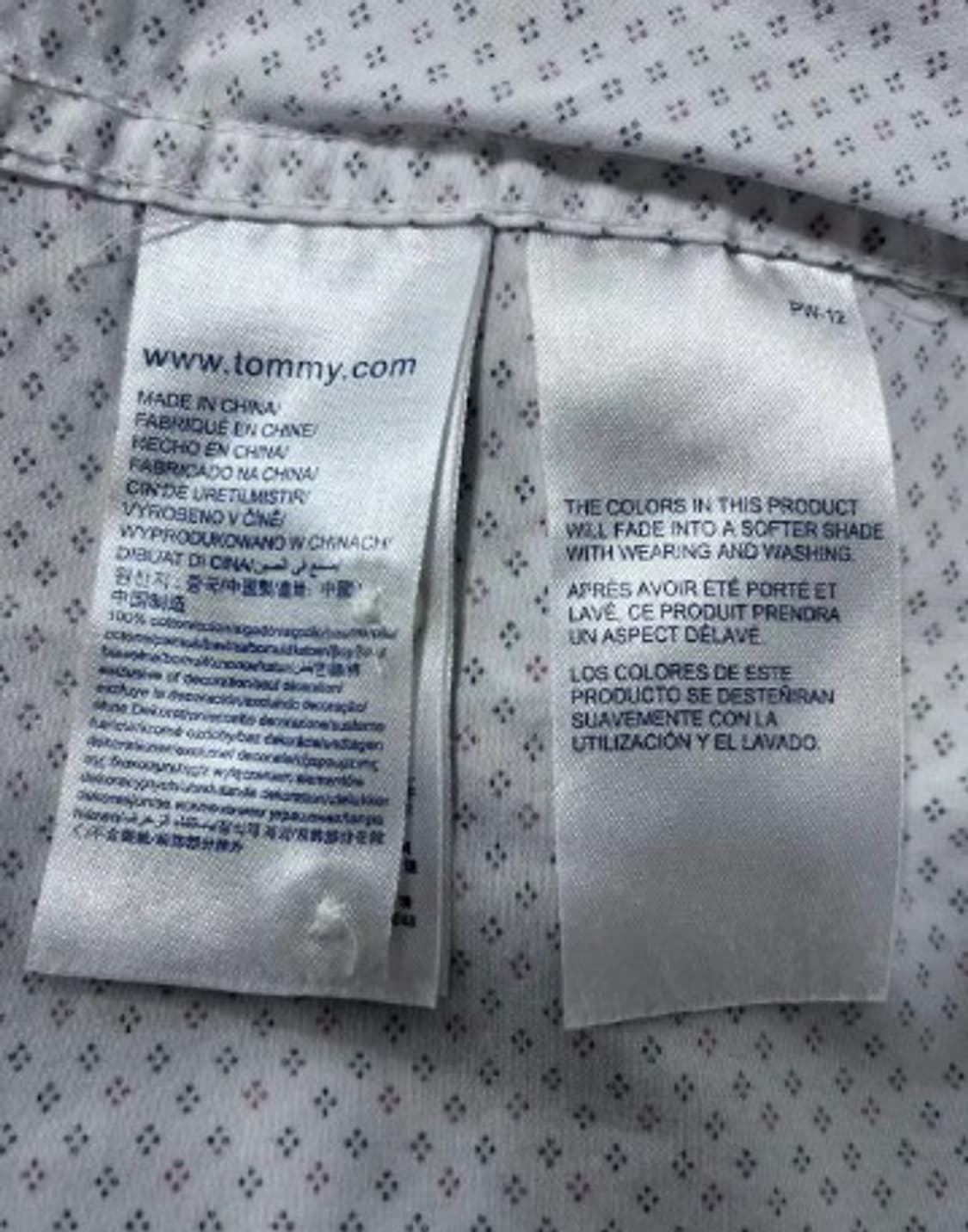 타미힐피거 남성 슬림핏셔츠 M사이즈 상품이미지5