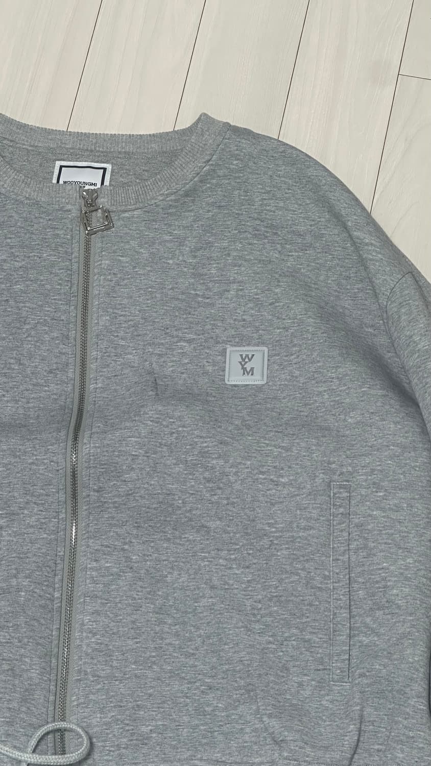 25FW 우영미 스웻집업 그레이 52(국내 단종, 동일사이즈 유일매물) 상품이미지2