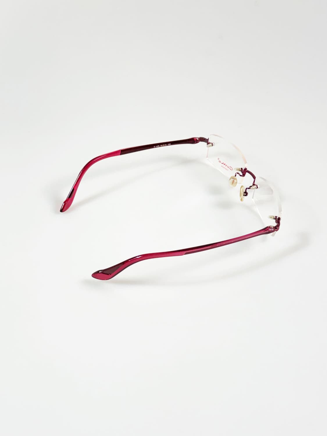 CAMO FASHION 무테 스퀘어 메탈 프레임 빈티지 안경 상품이미지4