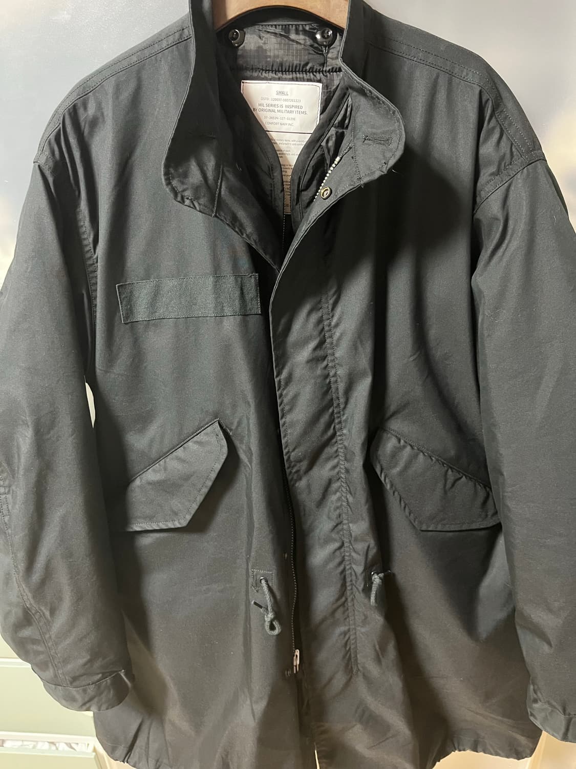 아웃스탠딩 M-65 FISHTAIL PARKA_BLACK S사이즈 상품이미지3