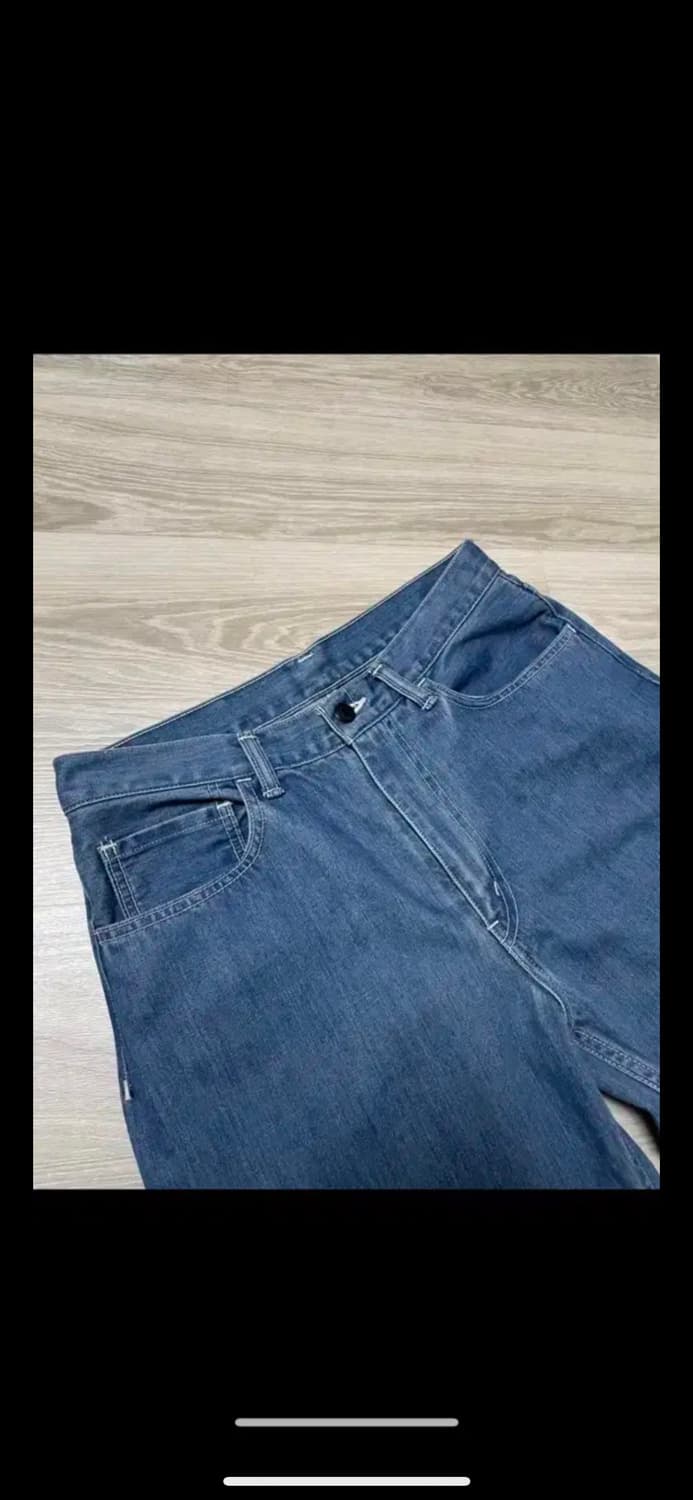 나나미카 5p 스트레이트 데님 인디고 블리치 32 상품이미지1