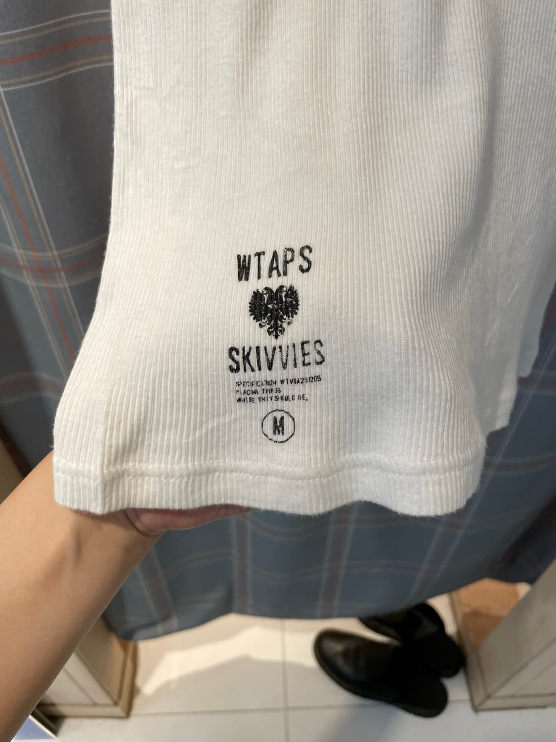 더블탭스 스키버브 화이트슬리브리스 상품이미지3