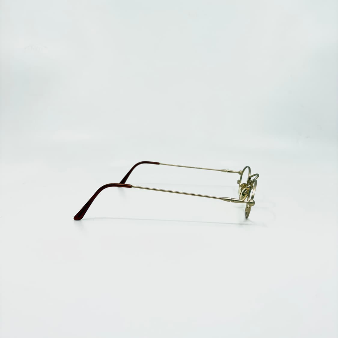 OPTITAL ITALY 이탈리아 빈티지 골드 프레임 무광 메탈 안경 상품이미지5