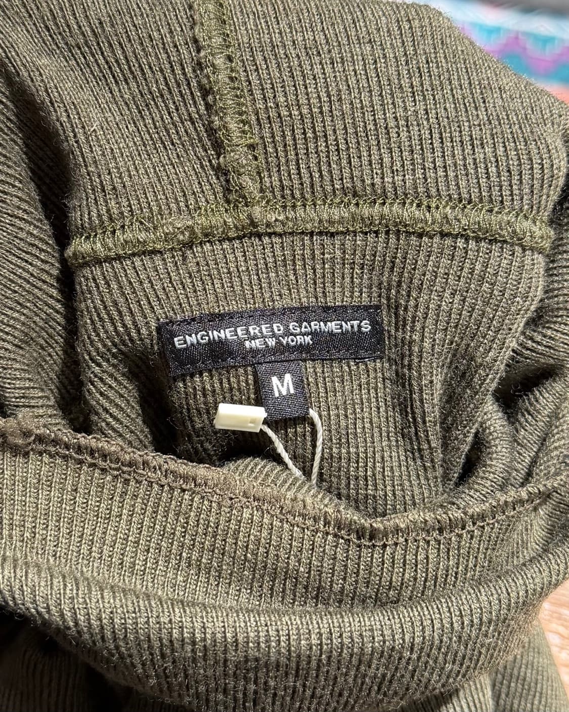 엔지니어드 가먼츠 카키 후드 니트 베스트 상품이미지7