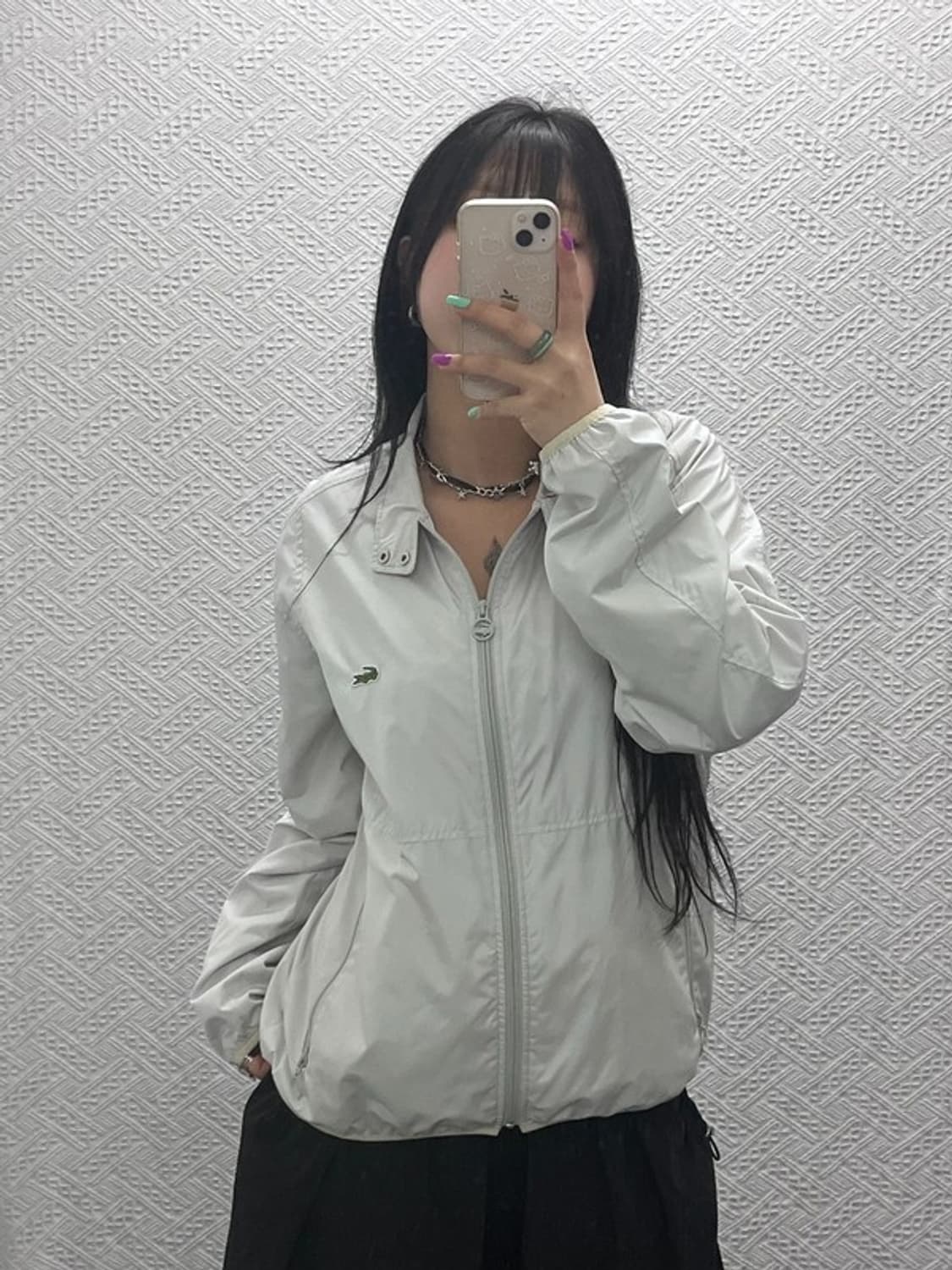 라코스테 빈티지 테크웨어 바람막이 웜업 자켓 95 C07244 상품이미지2