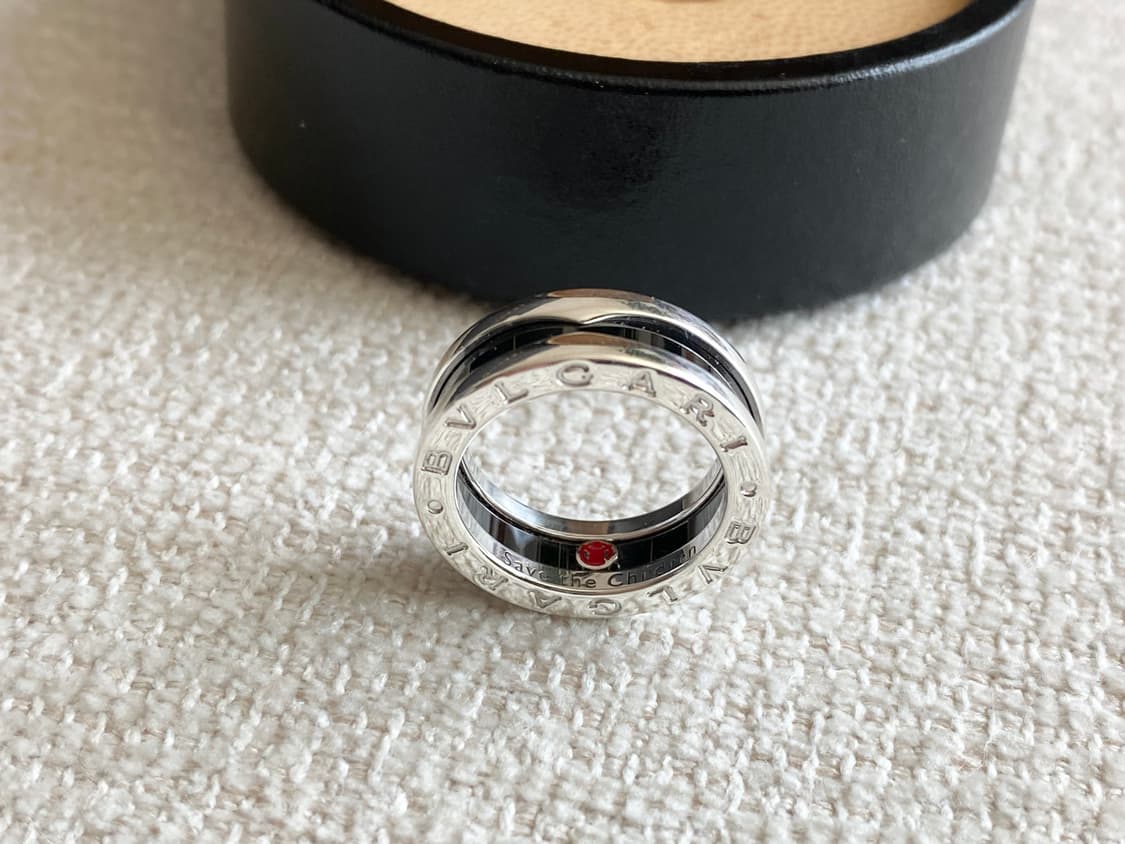 불가리 세이브더칠드런 반지 50호 스털링 실버 상품이미지6