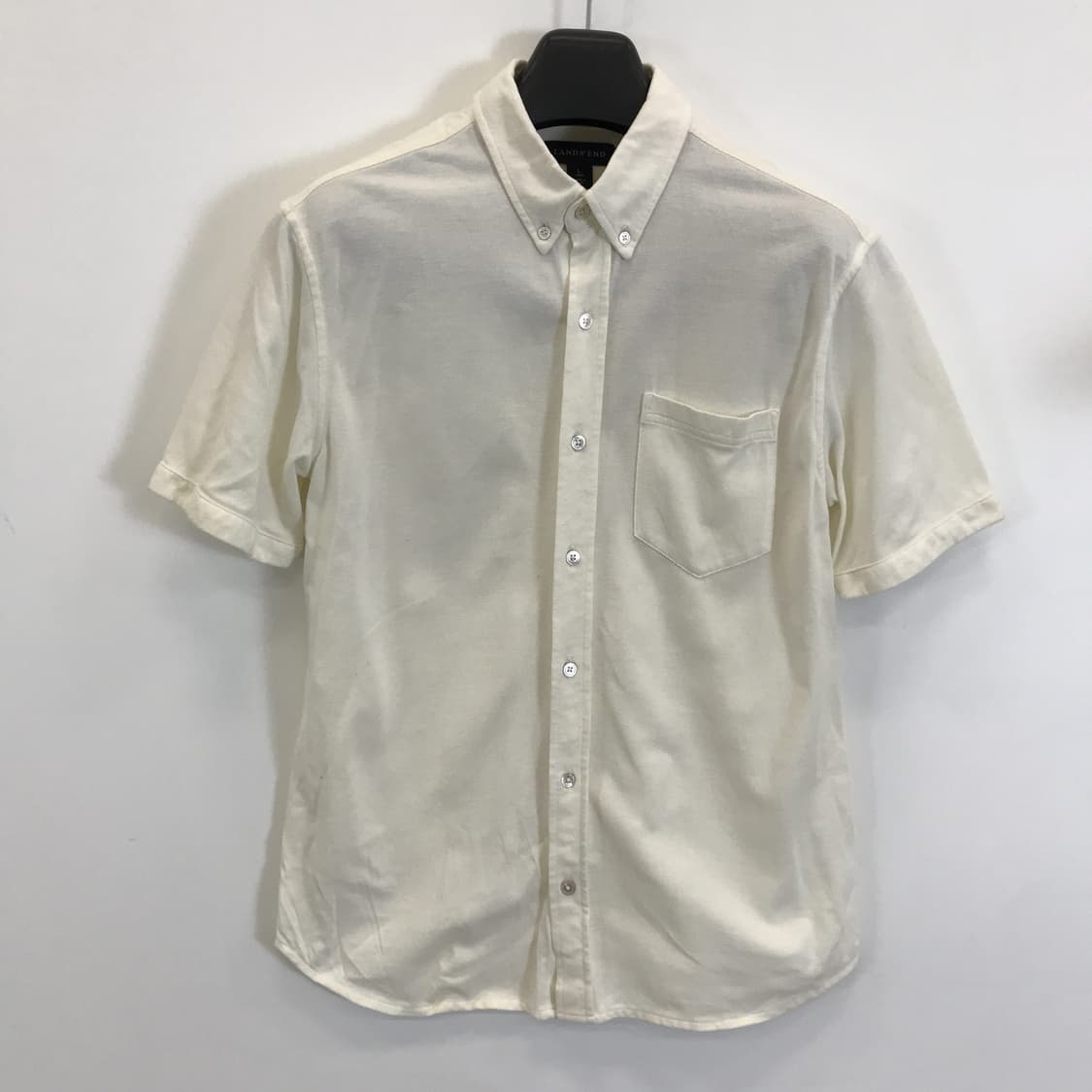 랜즈엔드 LANDSEND 화이트 반팔셔츠 [L] 상품이미지1