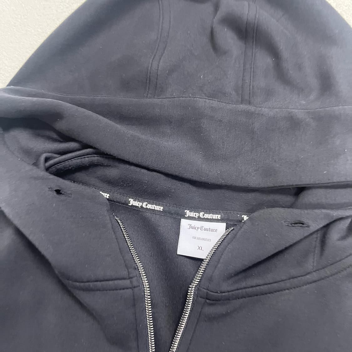 Juicy Couture black hood zip-up 상품이미지7