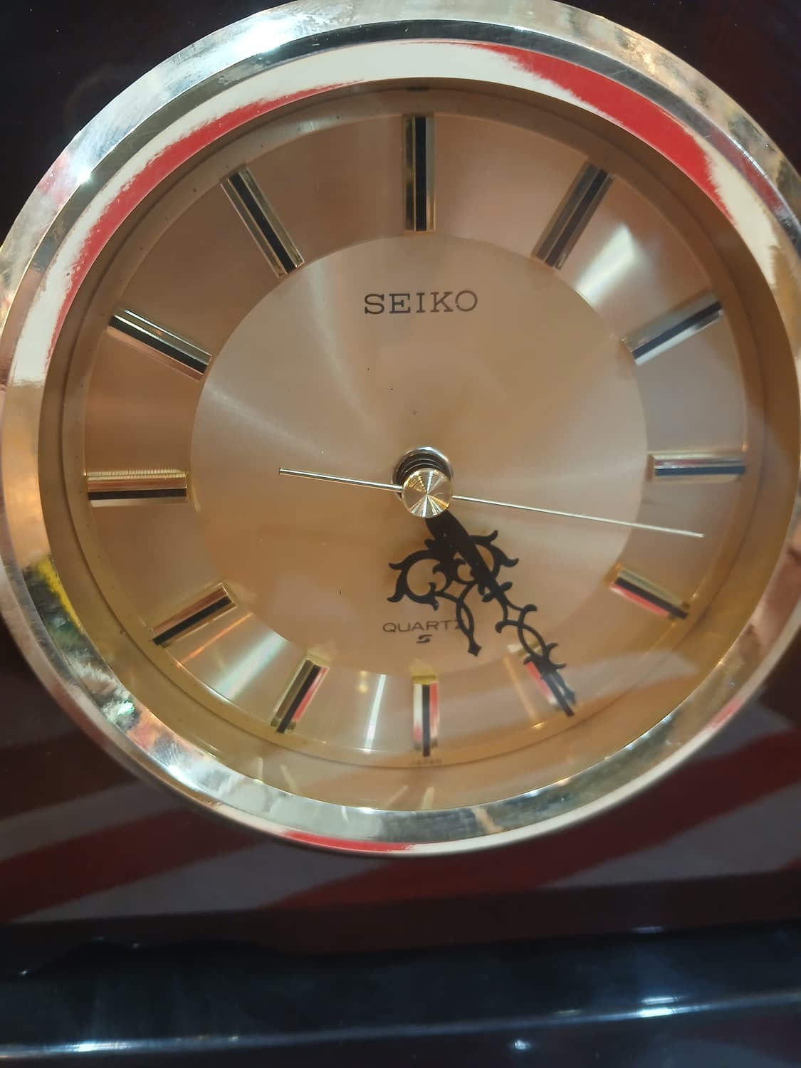 빈티지 세이코 원목 탁상시계 상품이미지2