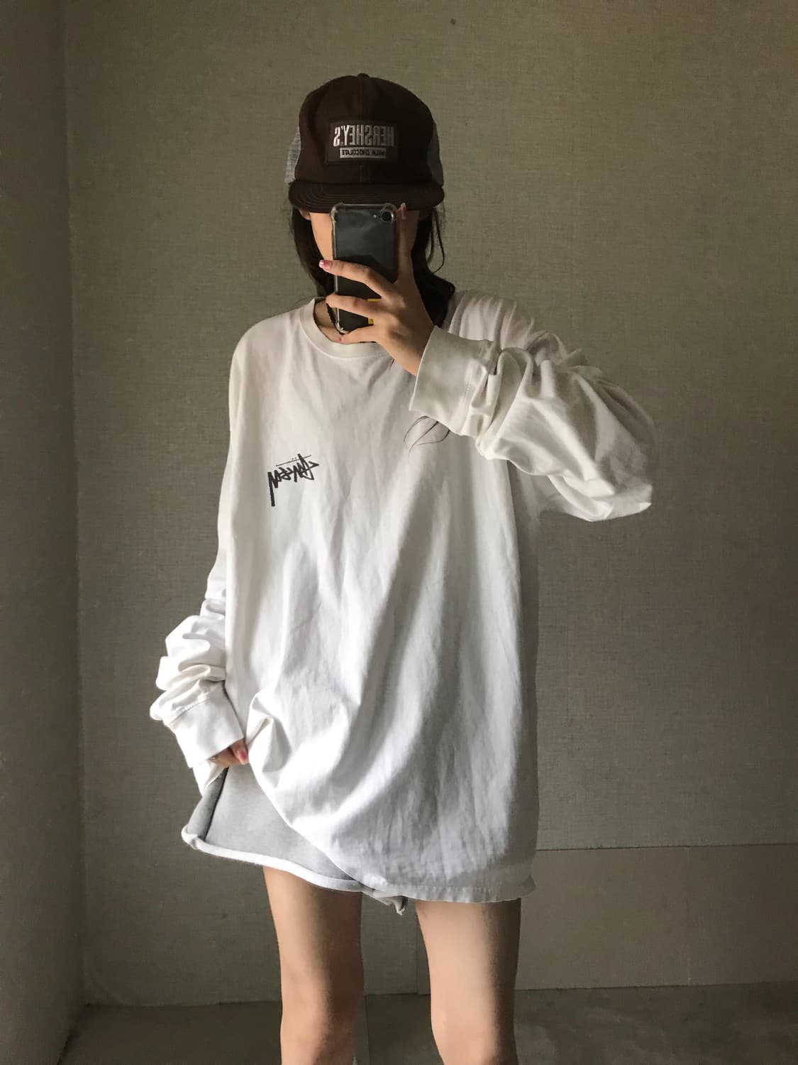 스투시 화이트 백프린팅 롱슬리브 상품이미지4