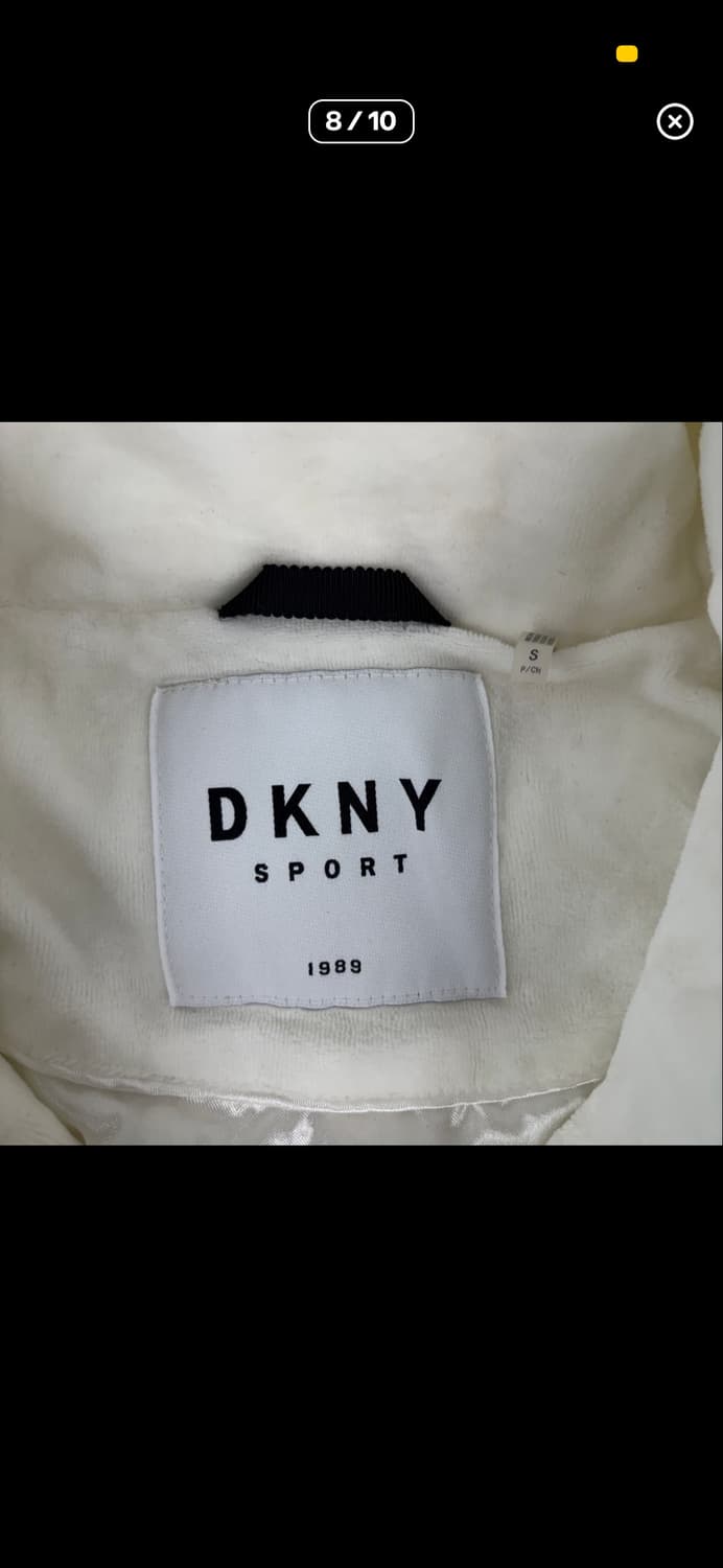 DKNY 벨벳 패딩 (화이트 s) 상품이미지8