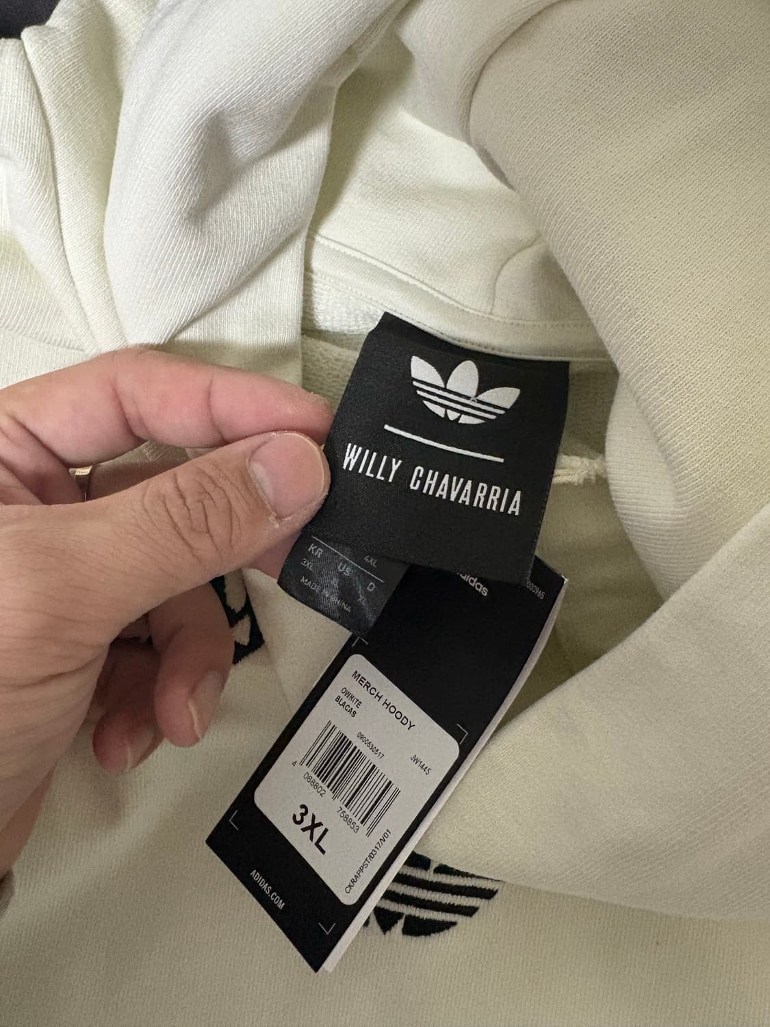 [새상품 / 3xl] 아디다스 x 윌리 차바리아 헤비웨이트 후드 상품이미지4