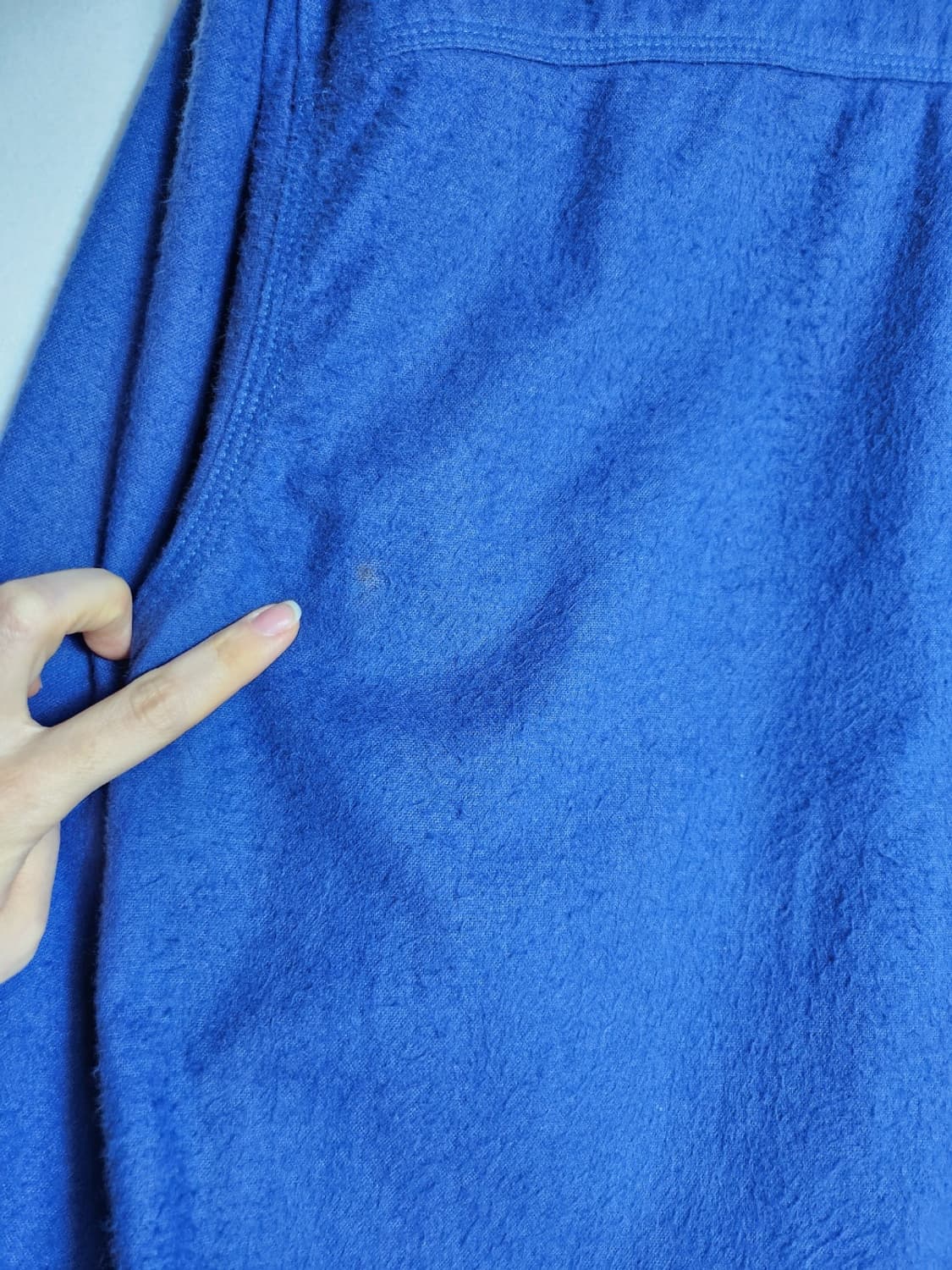 울리치 블루 코튼 셔츠 상품이미지5