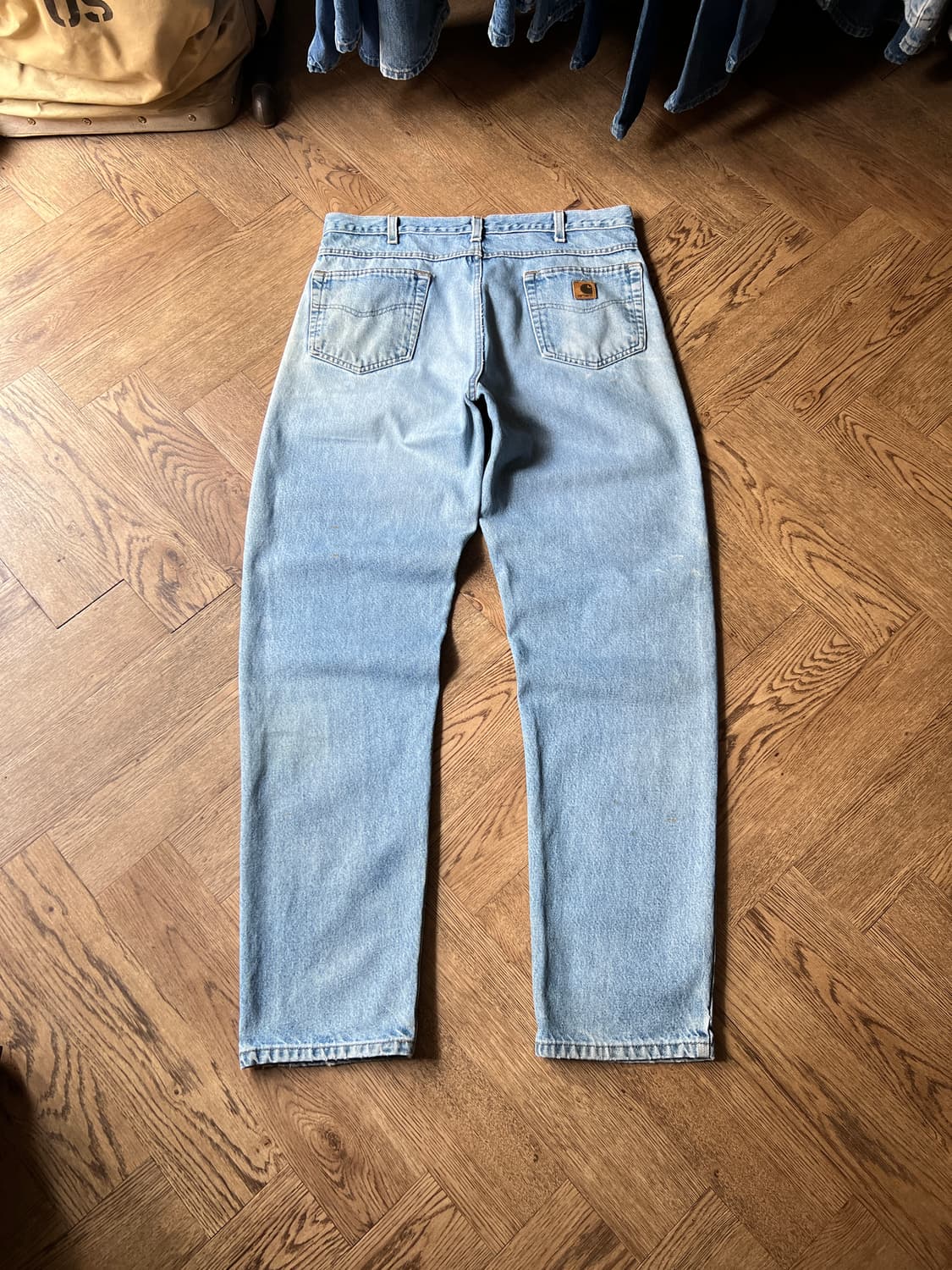 [36]칼하트 USA 빈티지 워싱 워크 데님 팬츠 상품이미지8