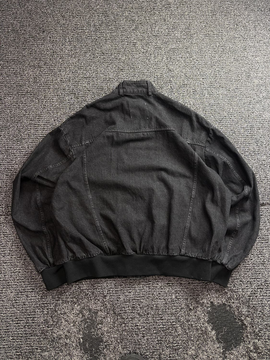 빈티지 아카이브 절개 디테일 블랙 크롭 데님 자켓 3360 상품이미지5