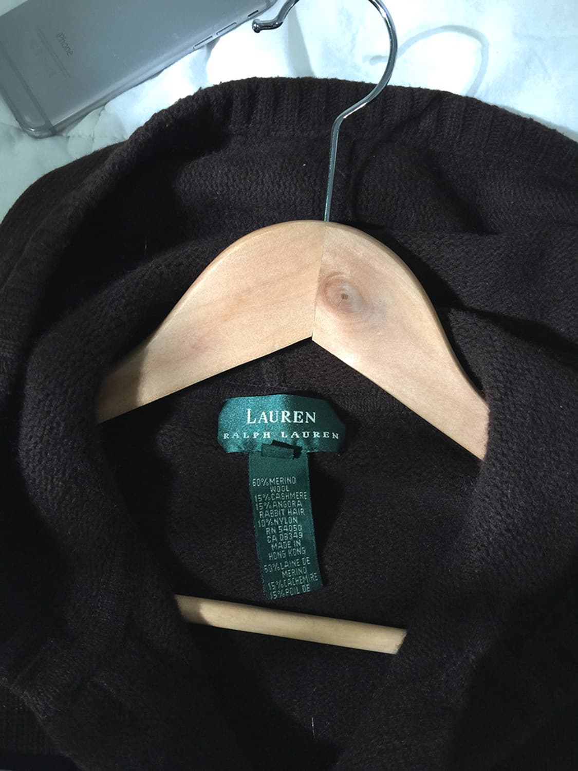 (WOMAN) 폴로랄프로렌 후드 니트가디건 M 상품이미지3