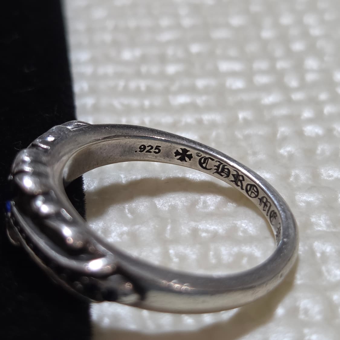 크롬하츠 베이비 플로랄 링 블루 사파이어 US7.5 상품이미지3