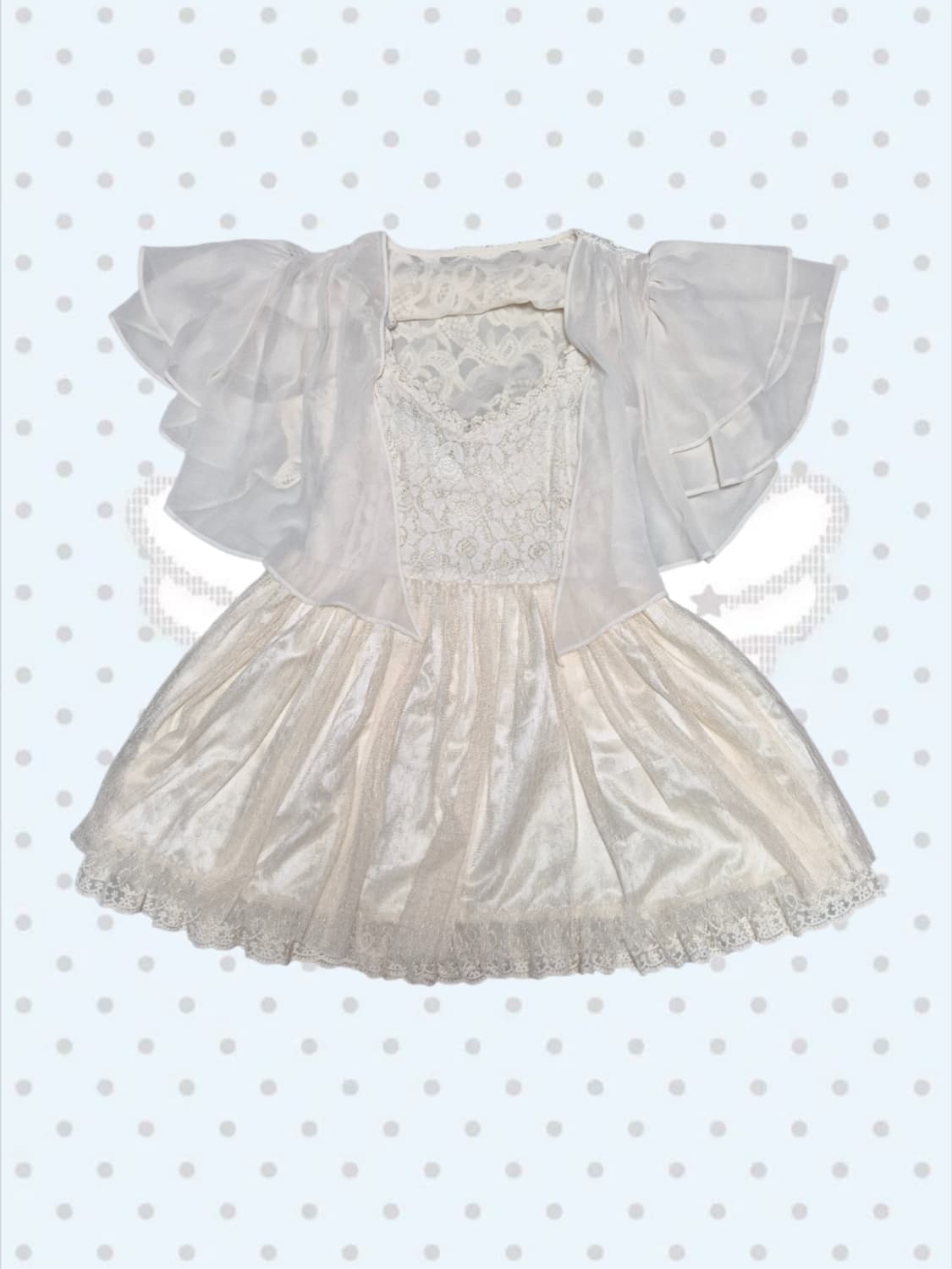 리즈리사 페어리계 달천깔 슬리브 셋업 상품이미지1