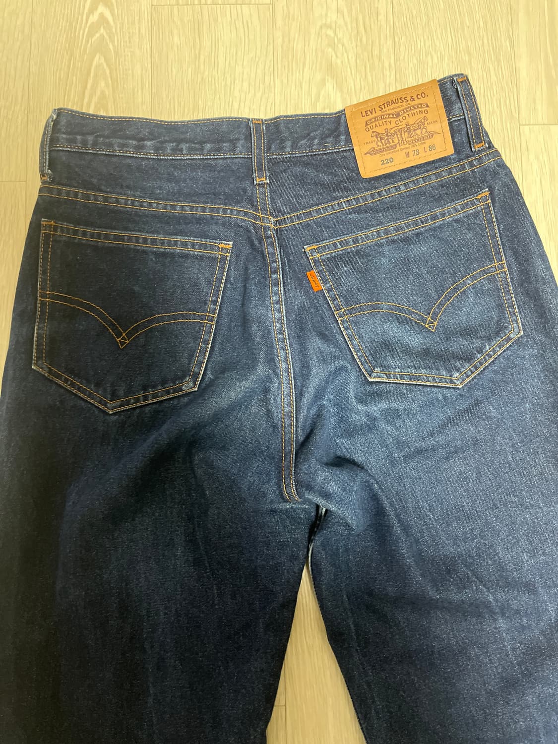 90‘s 리바이스 220 오렌지택 데님 상품이미지4