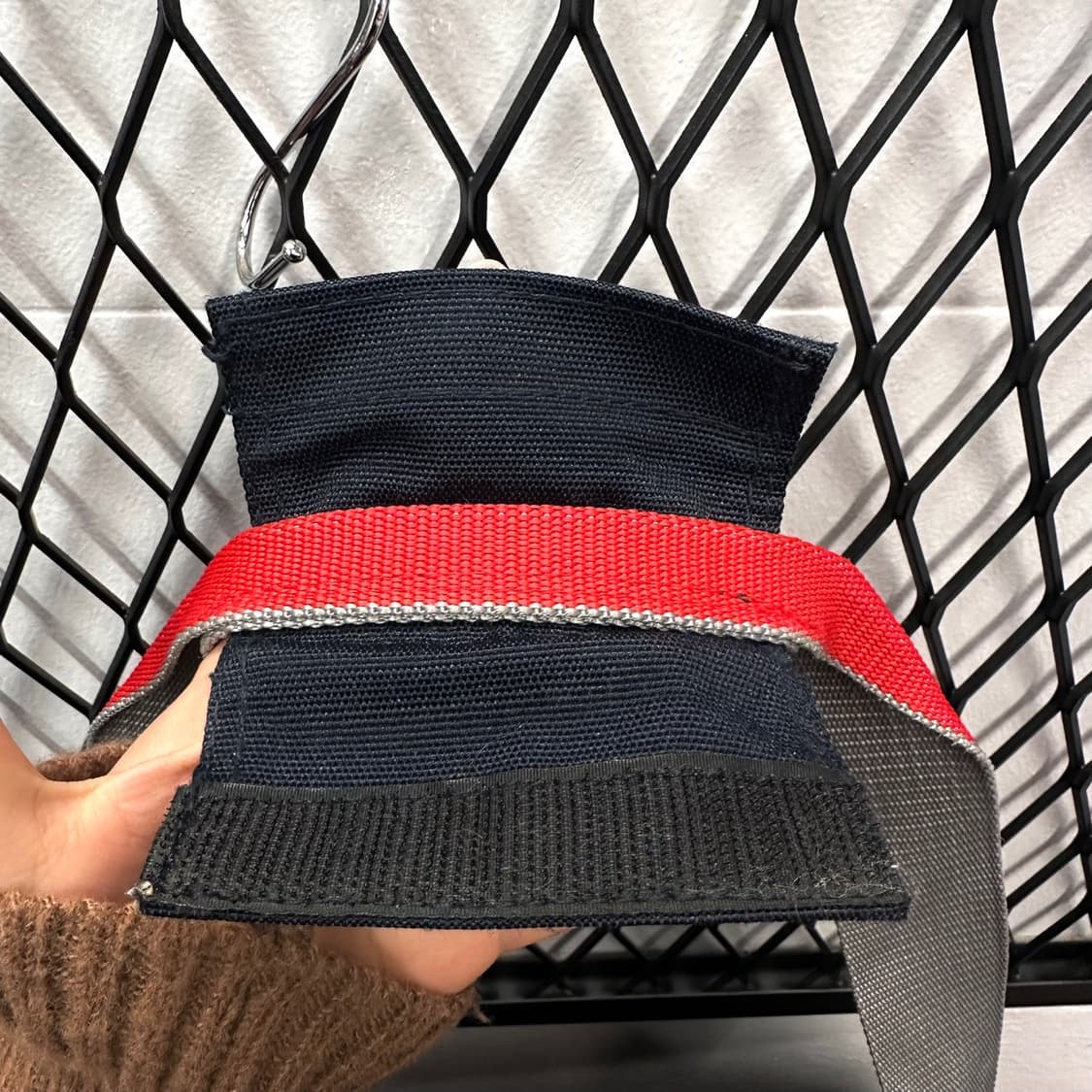 90s 나이키 에어 더플백 레트로 그래픽 로고 네이비 레드 배색 상품이미지6