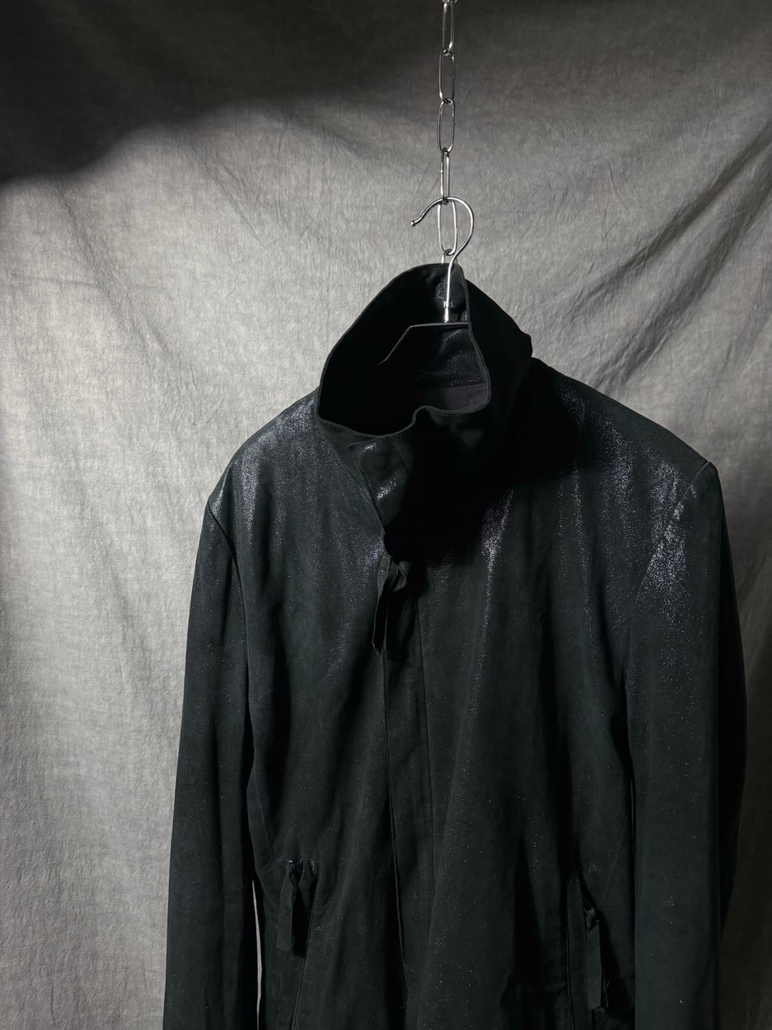 LHP Metallic Coated High Neck Jacket  상품이미지5