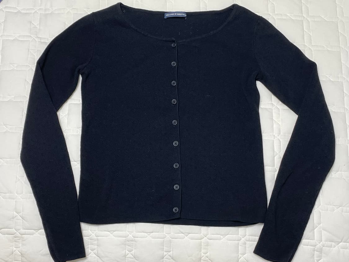 브랜디멜빌 블랙 가디건 상품이미지1