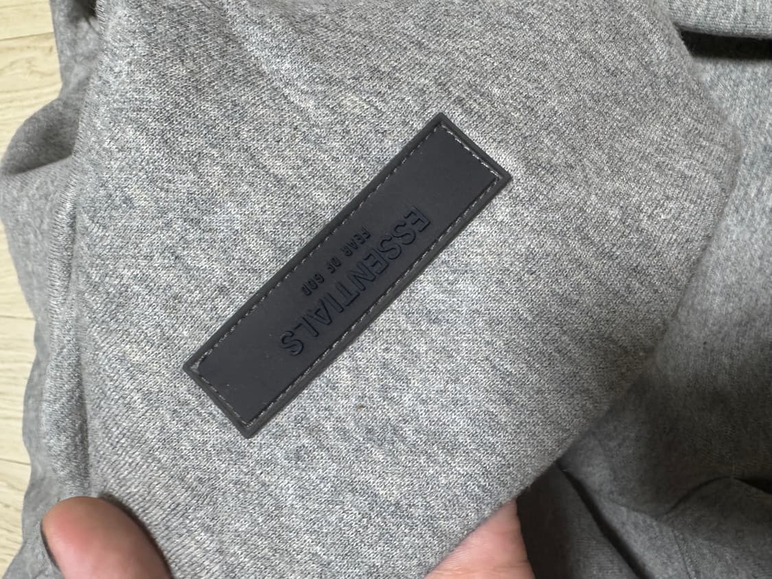 [새상품-M,L,XL] 에센셜 더 코어 컬렉션 후드 다크 오트밀 후드티 상품이미지5